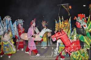 霞岙村走馬燈場景。葉圣義 攝