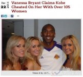 科比情人多得快要趕上他的得分數了 據說最少和10