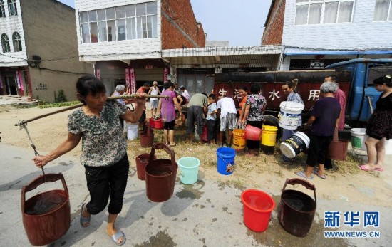 旱情嚴重的隨州市