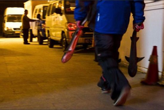 南京路鯊魚(yú)缸爆裂