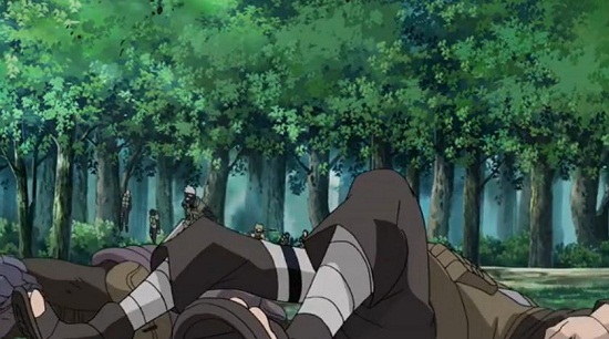 火影忍者508 卡卡西和凱打敗了忍刀七人眾的甚八&middot;串丸組合