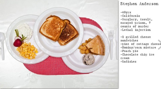 美國(guó)死刑犯斷頭餐曝光