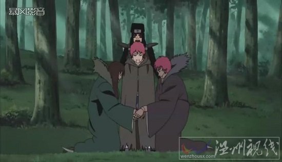 火影539集堪九郎VS千代婆婆 靈魂傀儡蝎的父母