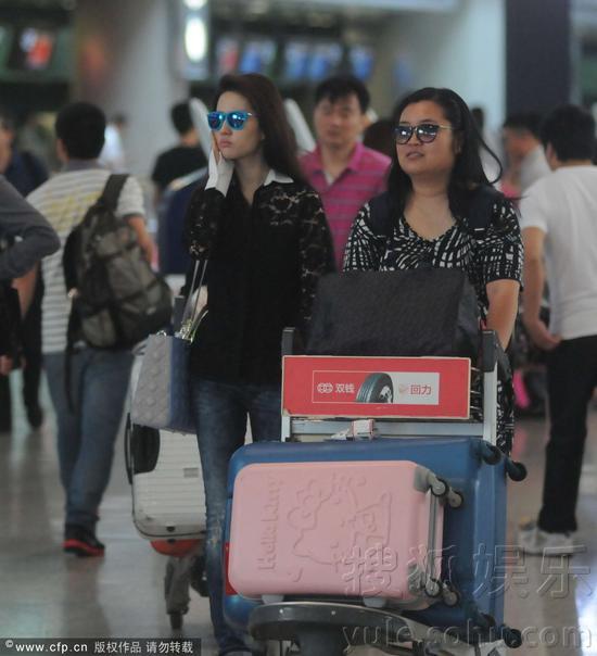 劉亦菲穿蕾絲照片