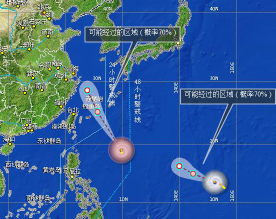 2014年第二個(gè)雙臺(tái)風(fēng)路徑