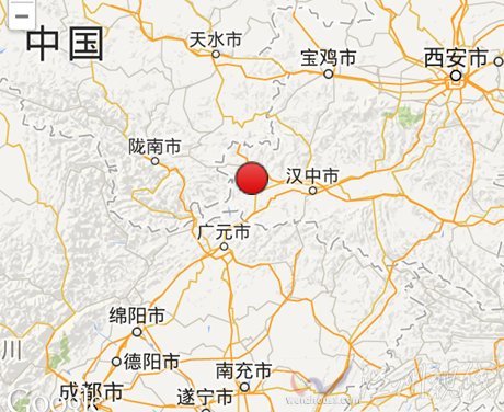 陜西省漢中市寧強縣地震