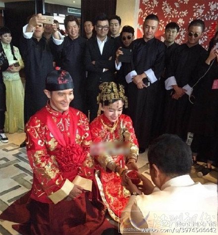 黃曉明伴郎伴娘名單