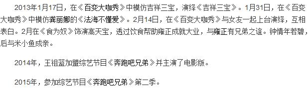 王祖藍個人資料