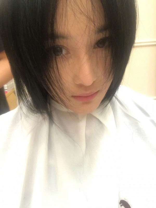 張馨予剪掉長發